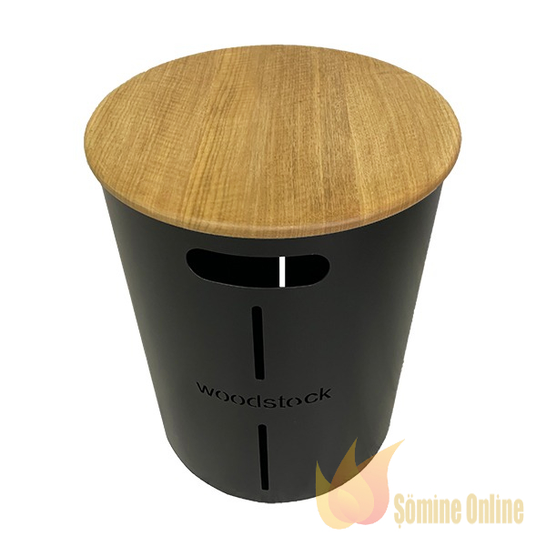 Woodstock Şömine Soba Odunluk Ve Tabure